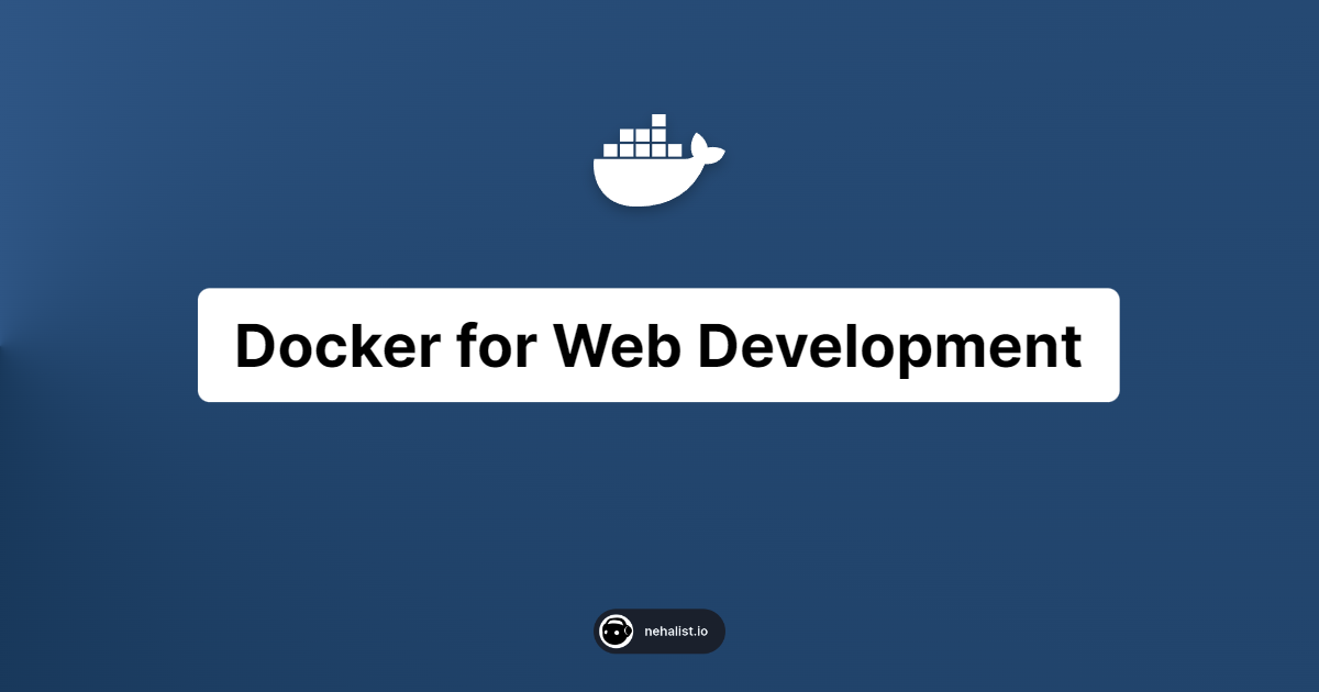 Using Docker for web development