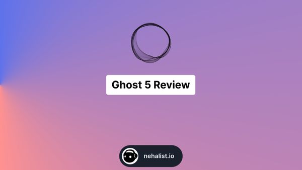 Reviewing the Ghost 5 blogging platform - The good, the bad, and the ugly