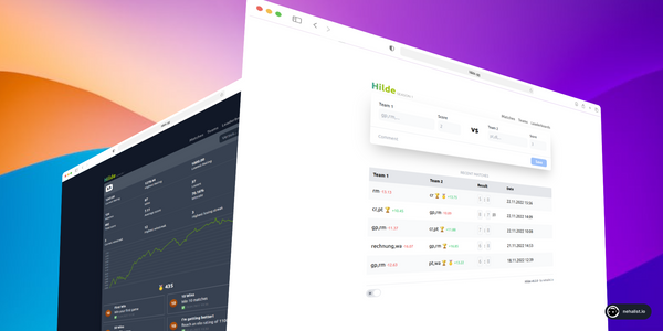 Introducing Hilde - an open-source match tracking app based on the T3 Stack
